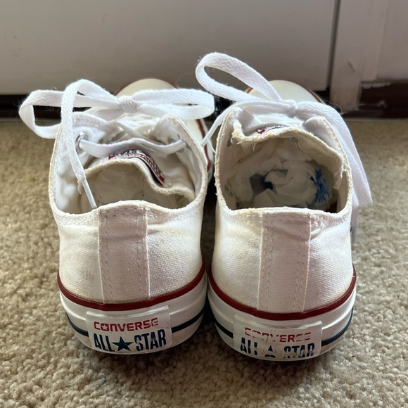 White Converse Sneakers - Picture 4 of 7